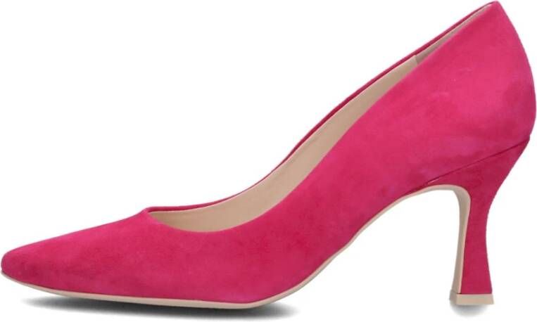 Paul Green Roze Suède Kittenheel Pump Pink Dames