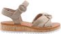 Paul Green 6059 Volwassenen Platte sandalen Wit beige - Thumbnail 3