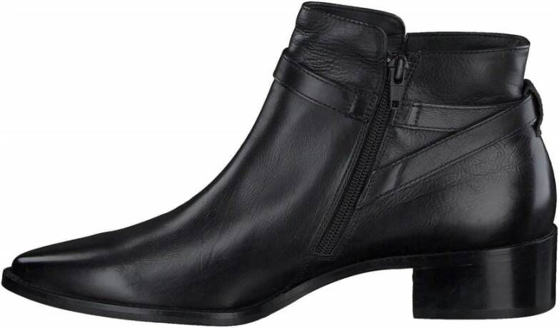 Paul Green Star Calf zwarte enkellaarzen Black Dames