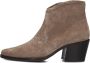 Paul Green 8110 Enkellaarsjes Enkelboots met rits Dames Taupe - Thumbnail 3