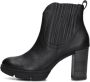 Paul Green 9033 Enkellaarsjes Enkelboots met rits Dames Zwart - Thumbnail 3