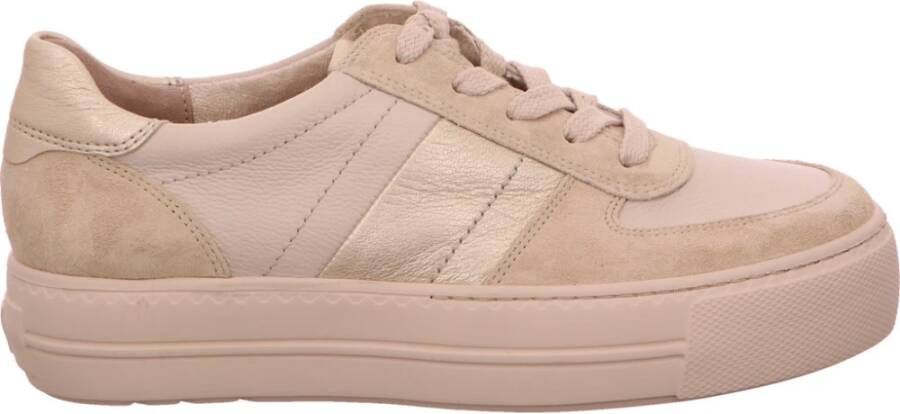 Paul Green Veterschoen van glad leer Beige Dames