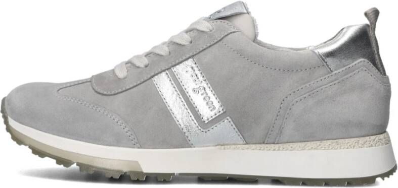 Paul Green Zilveren Lage Sneakers Model 5392 Gray Dames