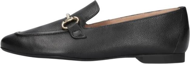 Paul Green Zwarte Comfortabele Loafer met Metalen Horsebit Black Dames