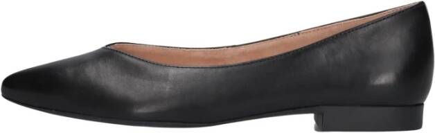 Paul Green Zwarte Loafers met V-Vorm Detail Black Dames