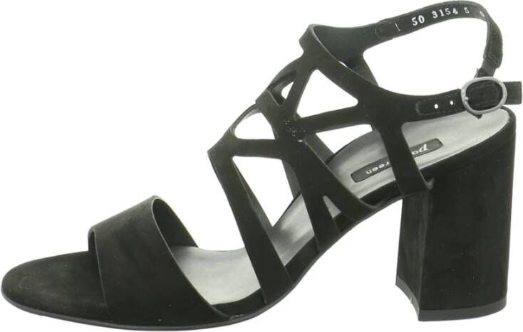 Paul Green Zwarte Sandalen Black Dames