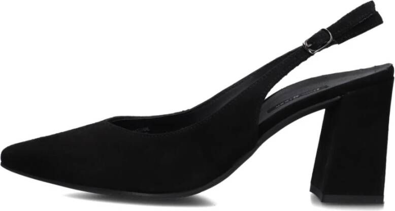 Paul Green Zwarte Suède Pumps Stijlvolle Zomer Black Dames