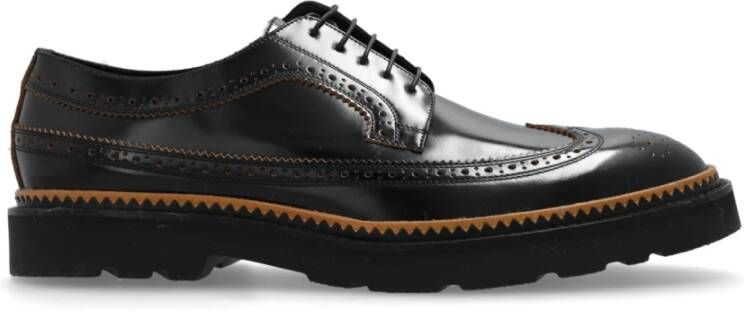 Paul Smith Leren schoenen van derbytype Black Heren