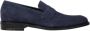 Paul Smith Marineblauwe Suède Loafers Klassiek Ontwerp Blue Heren - Thumbnail 1