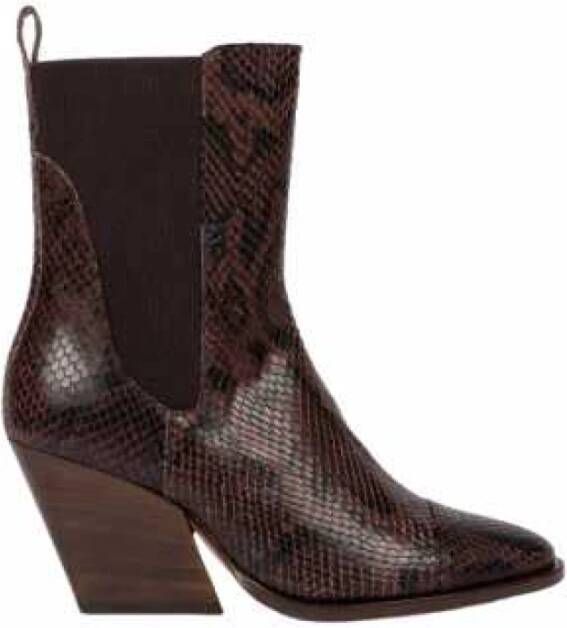 Paul Smith Python Effect Westernlaarzen Topaz Brown Dames