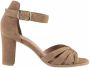 Pavement Gillian Heeled Sandals Bruin Dames - Thumbnail 1