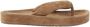 Pedro García Moderne Suède Flip-Flop Sandalen Brown Dames - Thumbnail 1