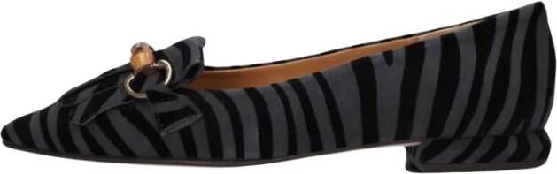 Pedro Miralles Zebra Print Loafers Multicolor Dames