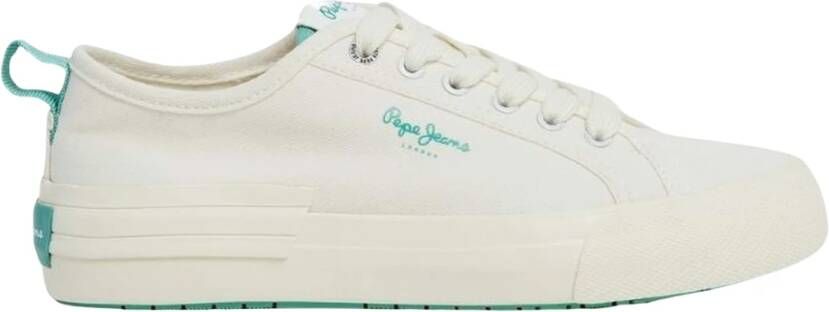 Pepe Jeans Allen Band Sneakers White Dames