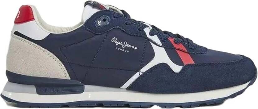 Pepe Jeans Brit Road Sneakers Blue Heren