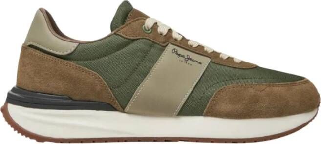 Pepe Jeans Buster Supra Casual Sneakers Groen Green Heren