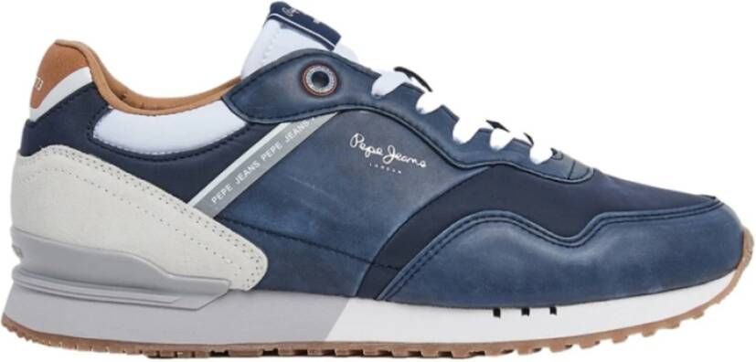 Pepe Jeans Heren Court Sneakers Blue Heren