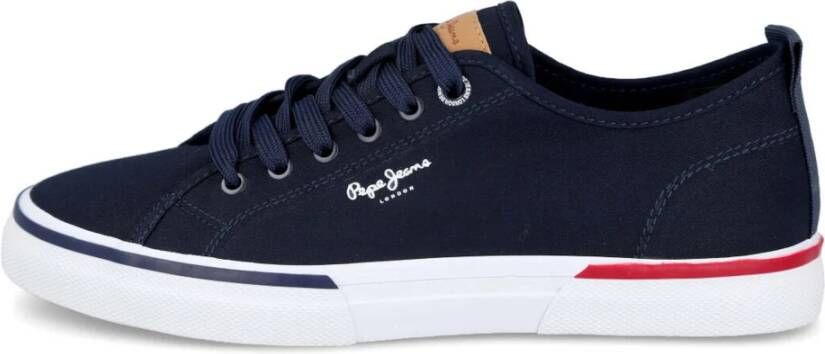 Pepe Jeans Mdpms30811 Canvas Shoes Blue Heren