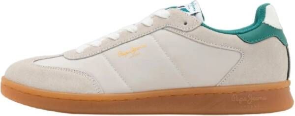 Pepe Jeans Moderne stijl sneakers voor heren Beige Heren