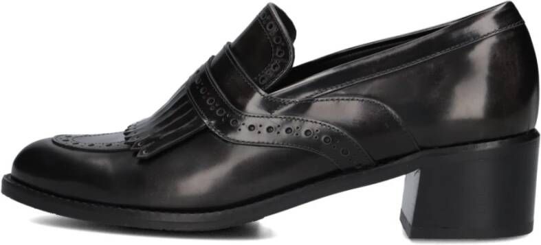 Pertini Elegante donkergrijze loafers Gray Dames