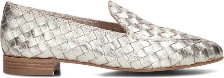 Pertini Gouden Leren Loafers voor Dames Yellow Dames