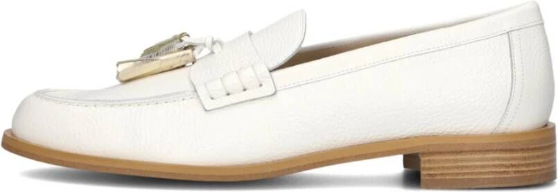 Pertini Witte Loafers met Kwastjes White Dames