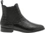 Pertini Zwarte Croco Print Chelsea Boot Black Dames - Thumbnail 1