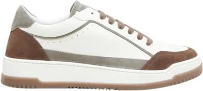 PESERICO Echte leren sneakers Brown Heren