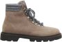 PESERICO Nubuck lederen en schapenvacht bergschoenen Brown Heren - Thumbnail 1