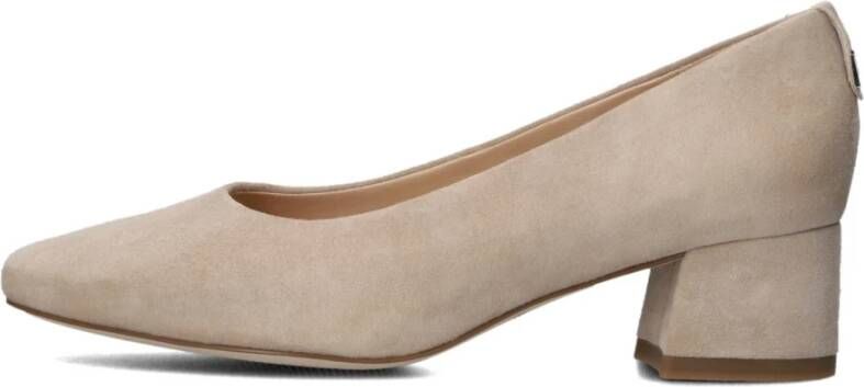 Peter Kaiser Elegante Beige Suède Pumps Beige Dames