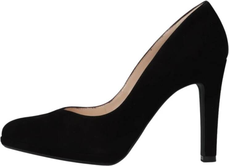 Peter Kaiser Elegante Suède Plateau Pumps Black Dames