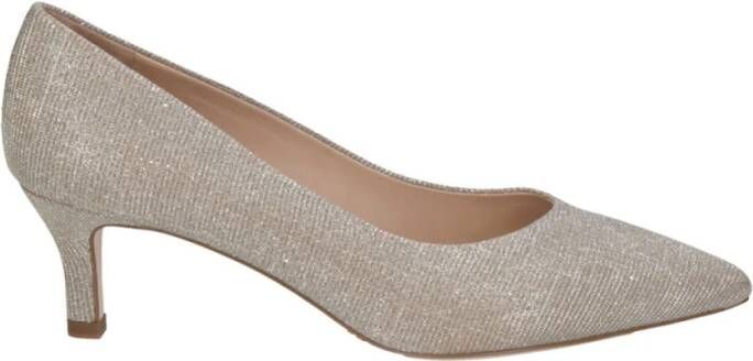 Peter Kaiser Elegante Zwarte Pumps Beige Dames