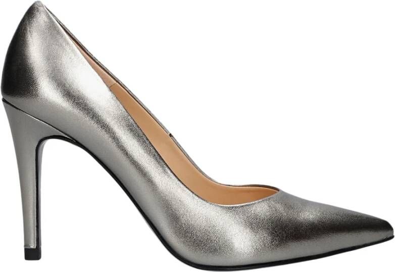 Peter Kaiser Grijze Metallic Hoge Hak Pump Gray Dames