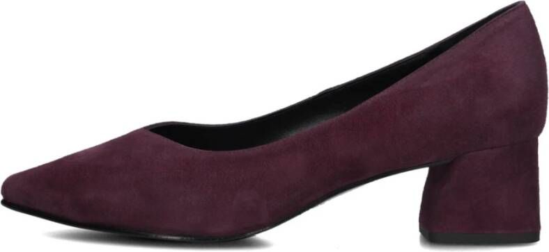 Peter Kaiser Paarse Suède Pump Model 48401 Purple Dames