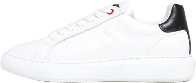 Peuterey Retro Tennissneakers Wit Dames