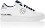 Philipp Plein Blauwe Leren Sneakers Blue Heren - Thumbnail 1