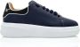 Philipp Plein Blauwe Leren Sneakers Blue Heren - Thumbnail 1