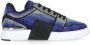 Philipp Plein Blauwe Leren Sneakers met Strass Blue Heren - Thumbnail 1