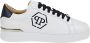 Philipp Plein Blauwe Leren Sneakers Stijlvol Model White Heren - Thumbnail 5