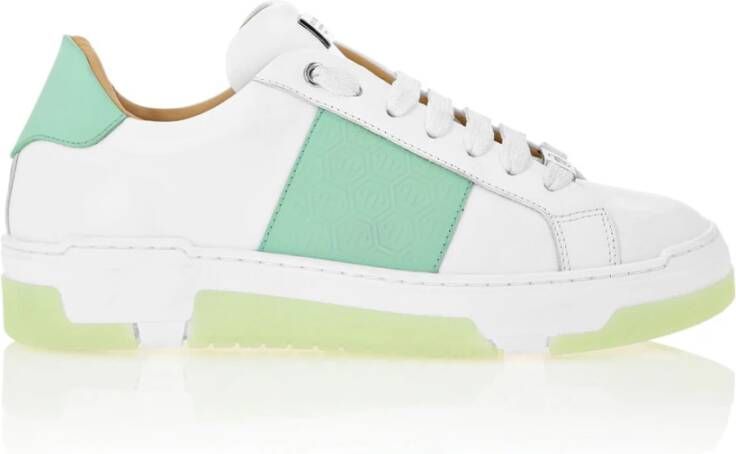 Philipp Plein Casual Sneakers in Paars en Zwart Green Heren