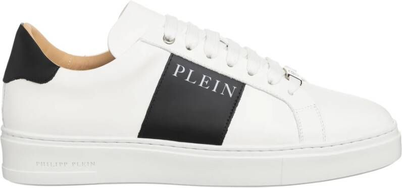 Philipp Plein Witte Sneakers Upgrade Stijl Luxe Comfort White Heren