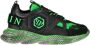 Philipp Plein Lage sneakers met reliëflogo Green Heren - Thumbnail 1