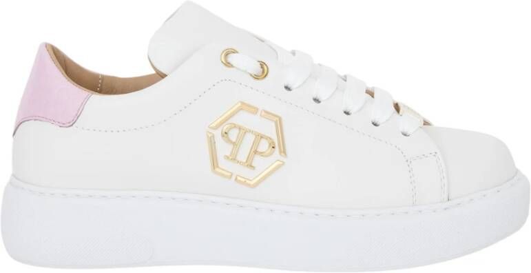 Philipp Plein Leren Sneakers voor Dames Stijlvol en Comfortabel