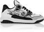 Philipp Plein Paarse Casual Sneakers voor Mannen Black Heren - Thumbnail 1