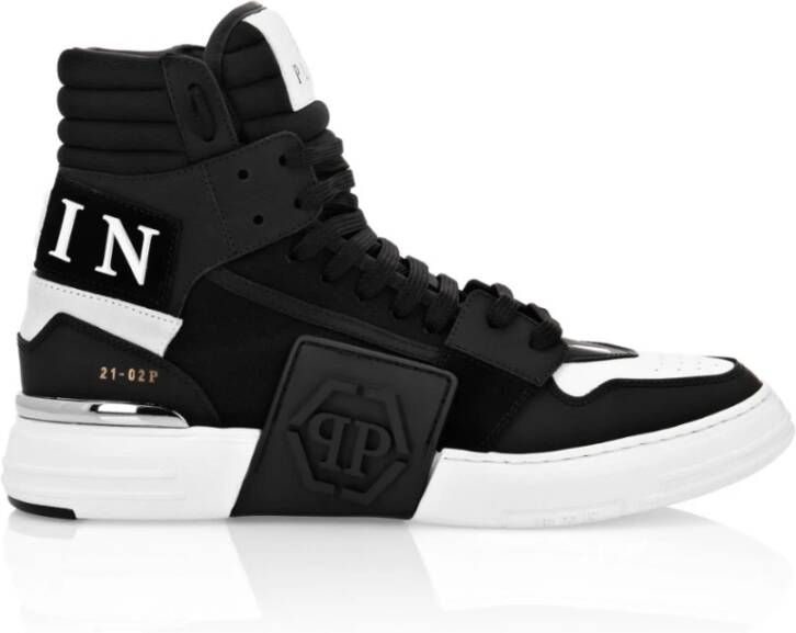 Philipp Plein Aaas Msc3231 Ple010N02 Leren Sneakers Zwart Heren