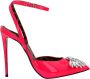 Philipp Plein Roze Kristal Decollete Hoge Hakken Pink Dames - Thumbnail 1