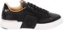 Philipp Plein Zwarte Leren Lo-Top Hexagon Sneakers Zwart Heren - Thumbnail 1