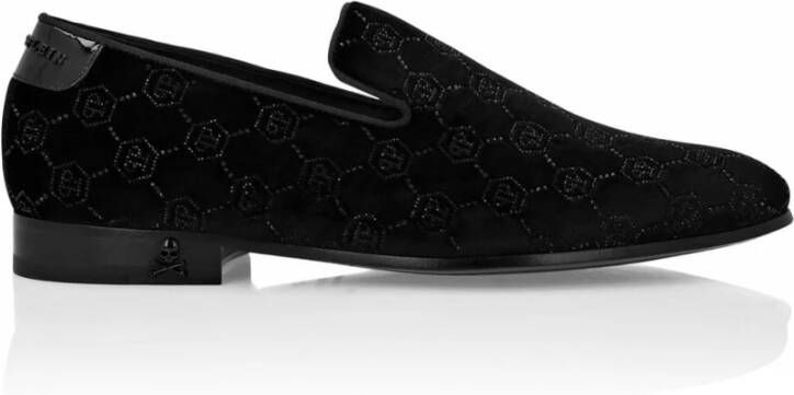 Philipp Plein Stijlvolle heren loafers Black Heren