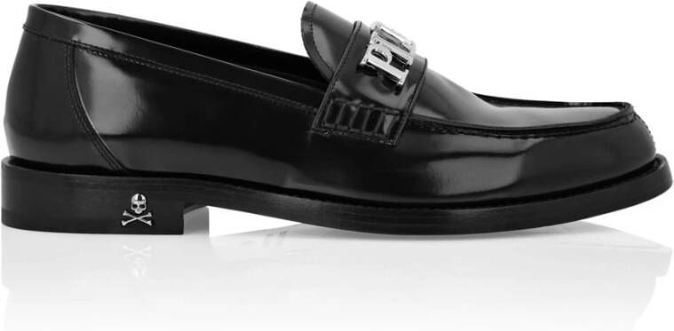 Philipp Plein Stijlvolle Loafers voor Mannen Black Heren