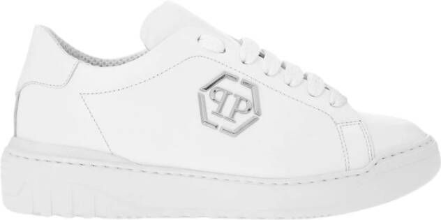 Philipp Plein Stijlvolle Sneakers met Uniek Ontwerp White Dames